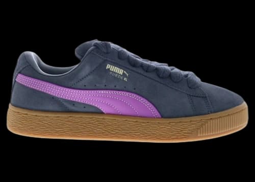 Puma Suede XL Galactic Gray Wild Berry (Women's)