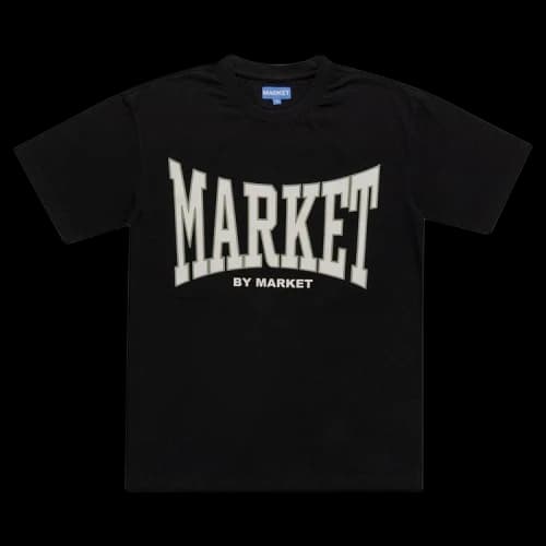 Market Persistent Logo T-Shirt 'Washed Black'