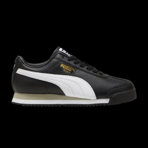 PUMA Roma 24 Standard Big Kid 'Black White'