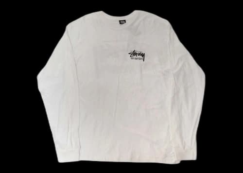 Stussy Stock L.A. LS T-shirt White