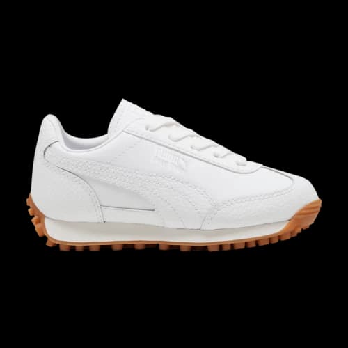 Puma Easy Rider Leather Little Kid 'White Gum'