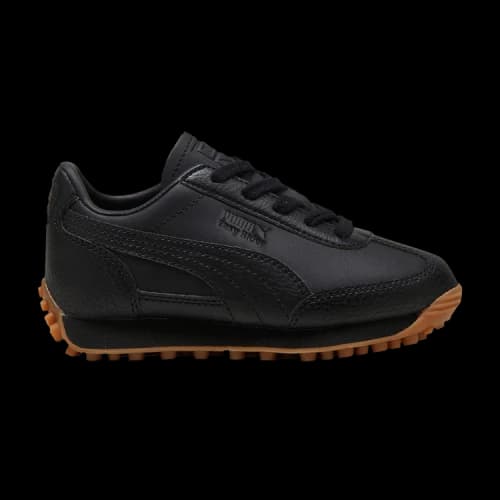 Puma Easy Rider Leather Little Kid 'Black Gum'