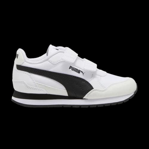 PUMA ST Runner v4 Nylon Little Kid 'White Black'