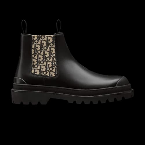 Dior Explorer Chelsea Boot 'Dior Oblique - Black Beige'