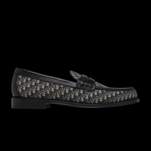 Dior Granville Loafer 'Dior Oblique - Black Beige'