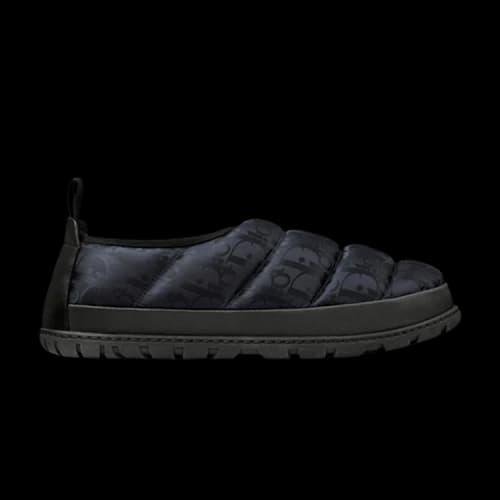 Dior Snow Slipper 'Quilted Dior Oblique - Black'