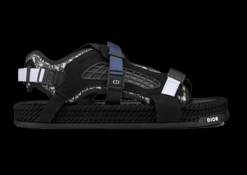Dior Atlas Sandal Black Suede