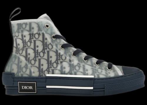 Dior B23 High Top Blue Oblique