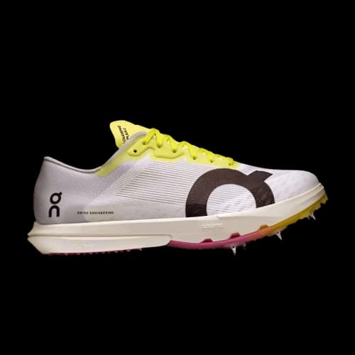 ON Cloudspike Amplius 2 'White Yellow Raspberry' (Women's)