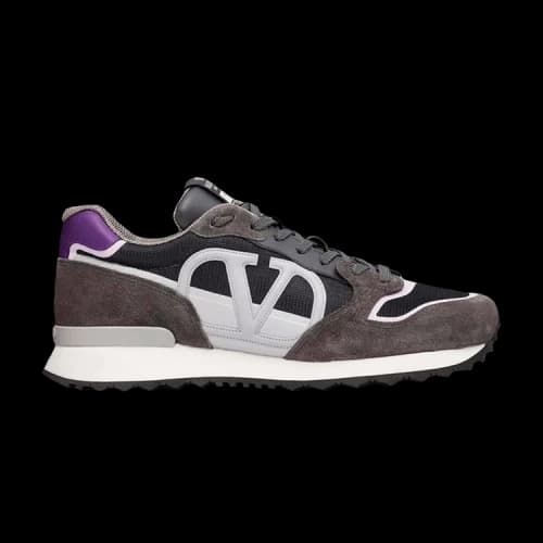 Valentino V Logo Pace Sneaker 'Dark Brown Purple'