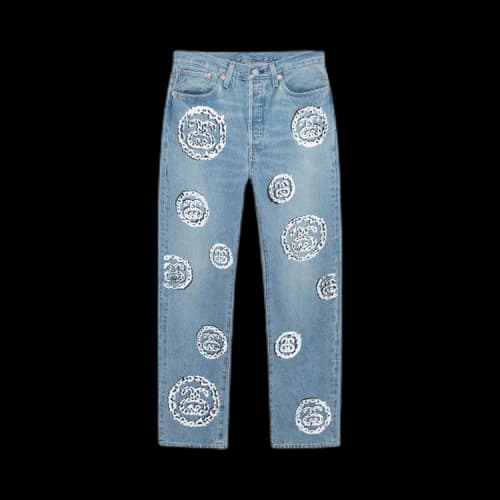Stussy x Denim Tears 501 Jean 'Light Indigo'