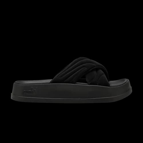 PUMA Leadcat Platform Sandal 'Black Cool Dark Grey' (Women's)