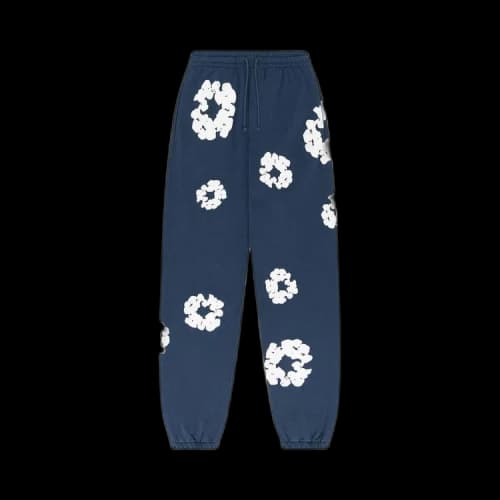 Denim Tears The Cotton Wreath Sweatpants 'Navy'