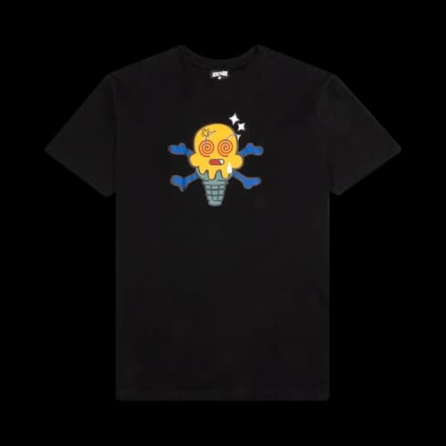 Icecream Wasted Short-Sleeve Tee 'Black'