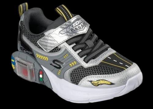 Skechers Garage Silver Black (PS)