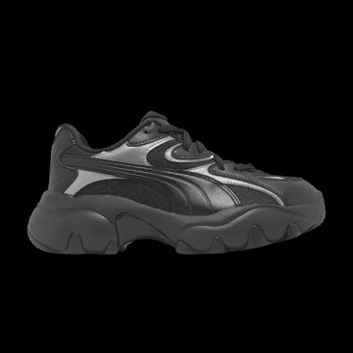 Puma Pulsar Lite Shimmery 'Black Aged Silver' (Women's)
