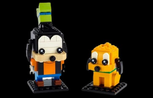 LEGO Disney Brick Headz Disney Mickey Mouse & Friends Pluto & Goofy Set 40378