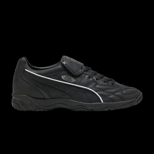 Puma King Indoor Premium Black White Stripe