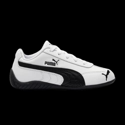 Puma Speedcat Leather Little Kid 'White Black'