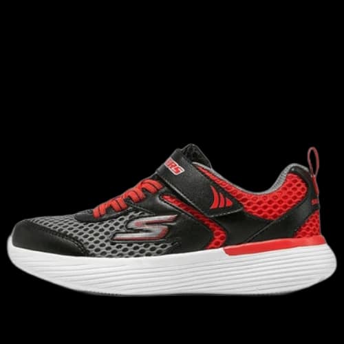 (GS) Skechers Go Run 400 V2 Darvix 'Grey Black Red'