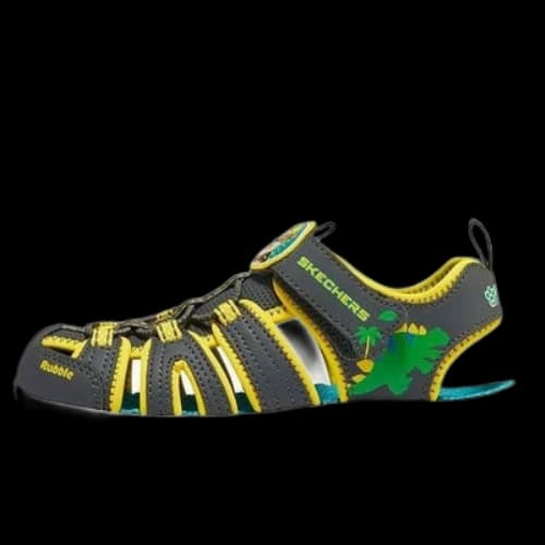 (GS) Skechers C-Grip Sandal 'Green Yellow Black'