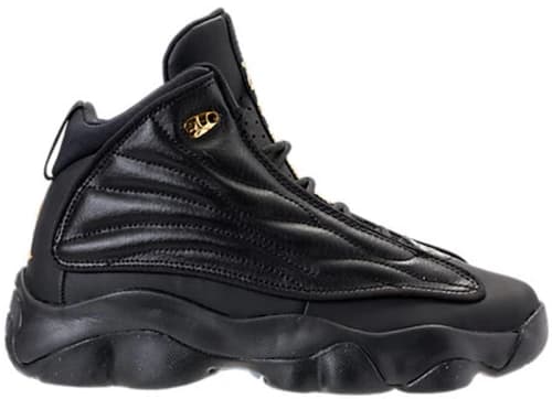 Jordan Pro Strong Black Metallic Gold (GS)