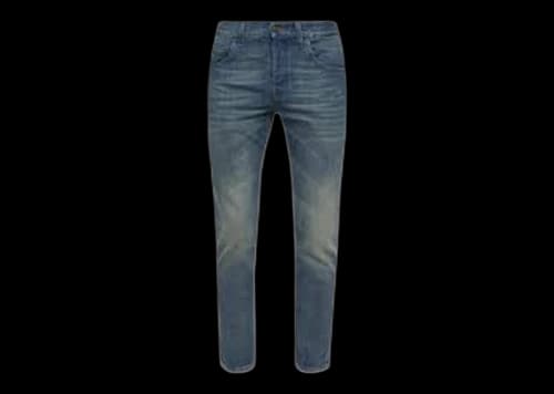 Gucci Embroidered Tiger Head Jeans Blue