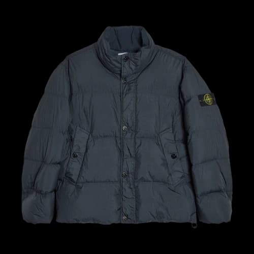 Stone Island Light Recycled Nylon Rep Down Jacket 'Navy Blue'
