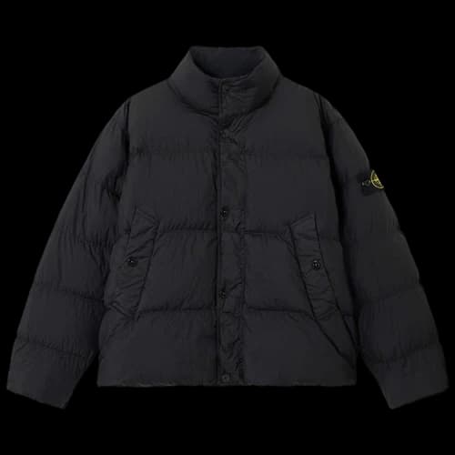 Stone Island Crinkle Reps NY Down Jacket 'Black'