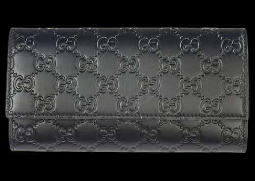 Gucci GG Continental Flap Wallet Black