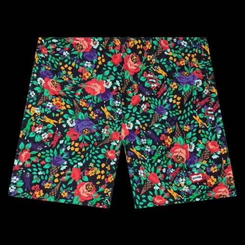 Icecream Floral Shorts 'Black'