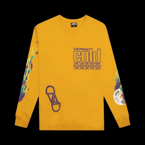 Icecream Vol 1 Burner Long-Sleeve Tee 'Golden Yellow'
