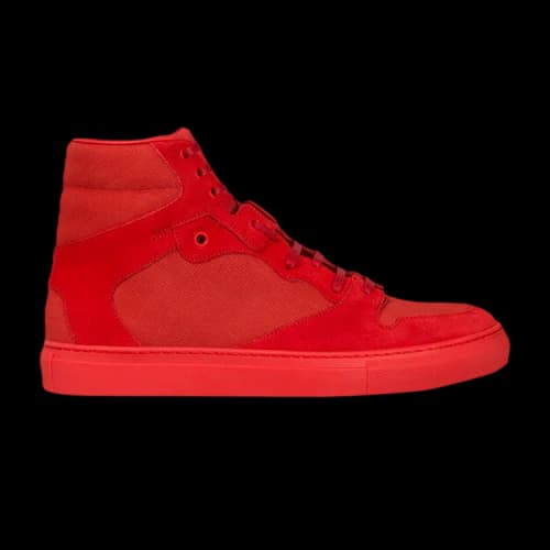 Balenciaga Monochrome Nubuck High 'Rouge'