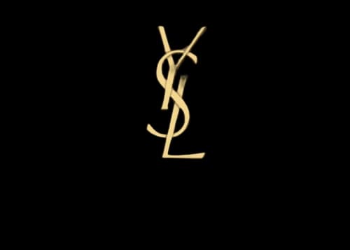 Saint Laurent Cassandre Grain De Poudre Envelope Wallet Small Dark Beige