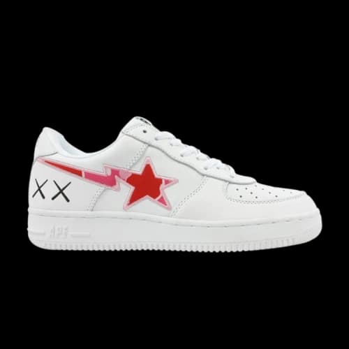 Kaws x Bapesta FS-001 Low 'Red Camo'