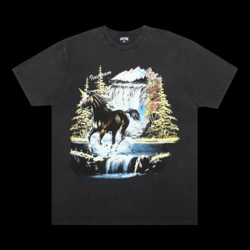 Icecream Unicorn Short-Sleeve Knit 'Black'