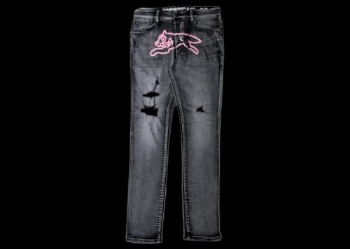 Icecream Ice Cream Flamingo Jeans Gray