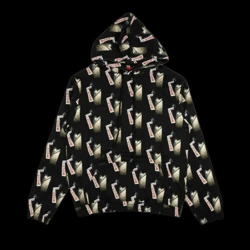 424 Printed Hoodie Sweatshirt 'Black'