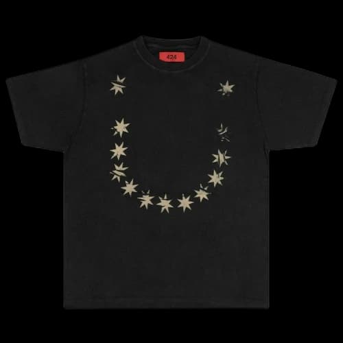 424 Short-Sleeve Star T-Shirt 'Black'