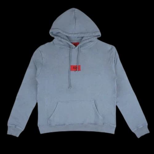 424 Logo Patch Hoodie 'Blue/Red'