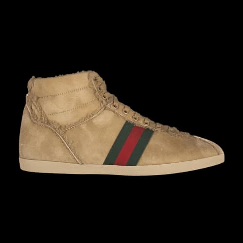 Gucci Suede Shearling Aspen High 'Brown'