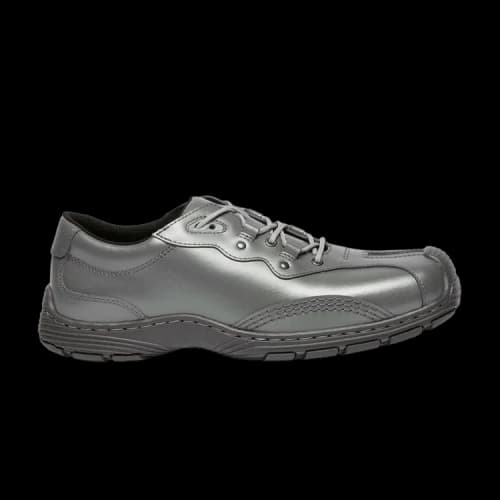 Dr. Martens Aurix Satin Finish Leather 5i Shoes Gunmetal Grey Satin Finish Leather