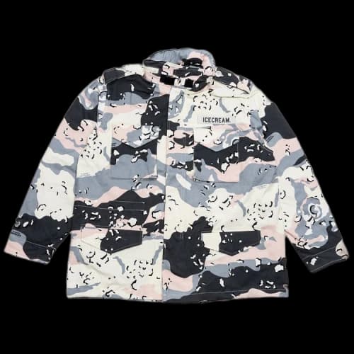 Icecream Dessert Camo Jacket 'Whisper White'