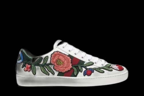 Gucci Ace Embroidered 'Floral' (Women's)