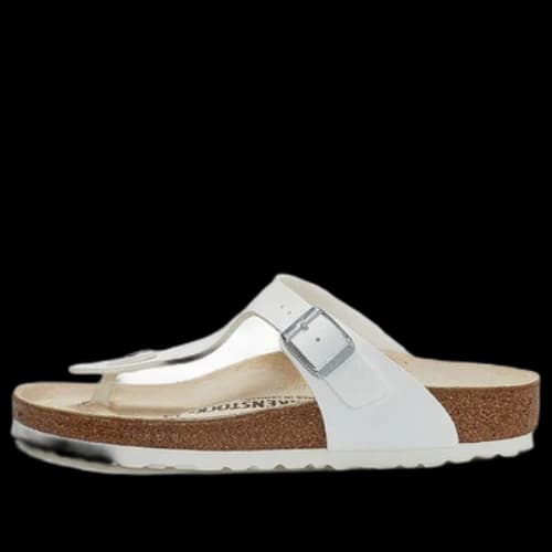 Birkenstock Gizeh Birko-Flor Narrow Fit Sandals 'White'