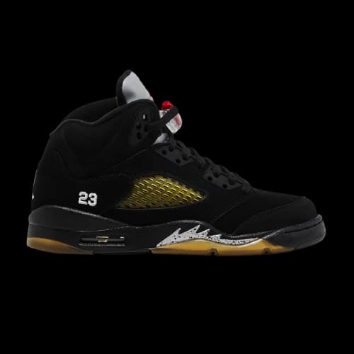 Air Jordan 5 Retro GS 'Black Metallic Silver' 2011