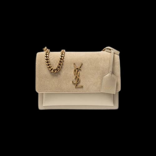 Saint Laurent Sunset Shoulder Bag 'Sea Salt'