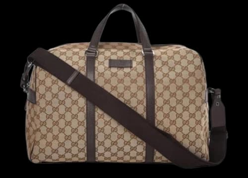 Gucci Boston GG Duffle Bag Beige/Ebony