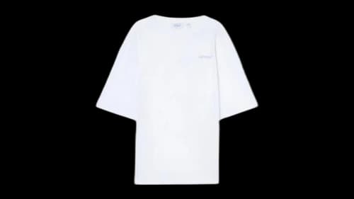 OFF-WHITE Barber Arrow Skate T-shirt White/Serenity