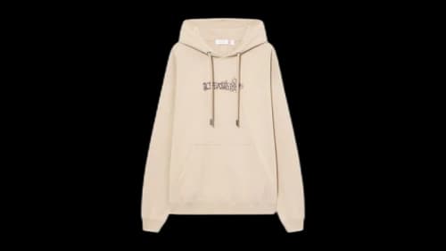 OFF-WHITE Heraldic Arrow Skate Hoodie Fade Out Stone